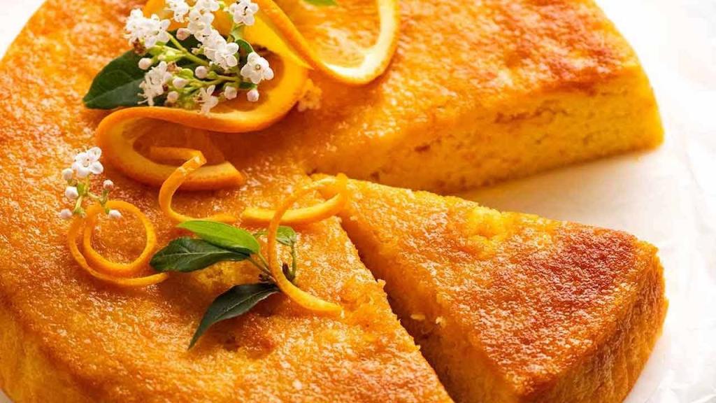 Апельсиновый кето пирог
