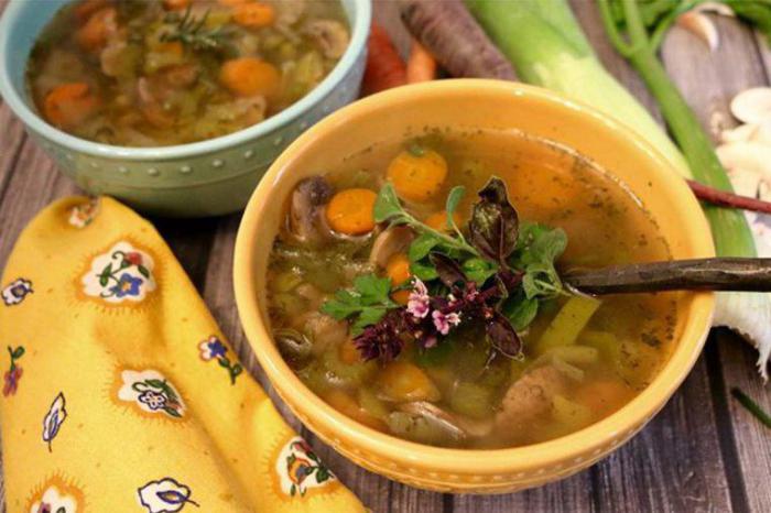 Ароматный овощной суп
