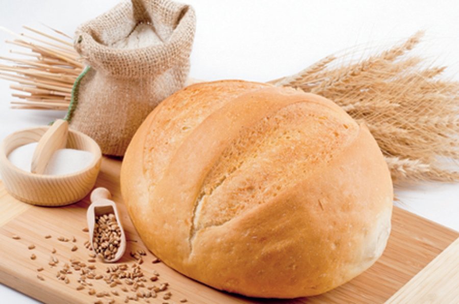 Пшеничный подовый. Хлеб. Пшеничный хлеб. Круглый хлеб. Белый хлеб.