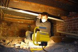 Утепление пола первого этажа в деревянном доме пенопластом