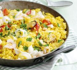 Сифудо тяхан или рис с морепродуктами 