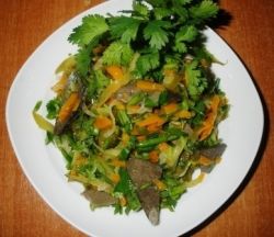 Подними гемоглобин – ешь салат из говяжьей печени