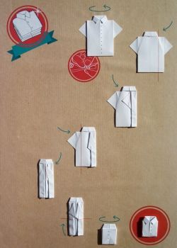 Как складывать рубашку с минимальным количеством складок?