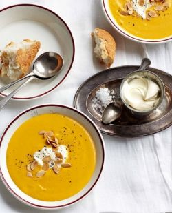 Готовим первые блюда: суп-пюре из тыквы - мясной и вегетарианский