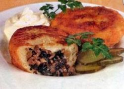 Зразы картофельные с грибами - это вкусно!