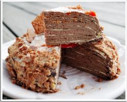 Вкусный и питательный печеночный торт