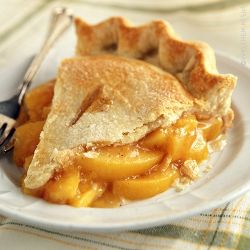 Персиковый пирог на десерт - это вполне реально