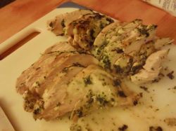 Любимое блюдо: курица в сметане с чесноком