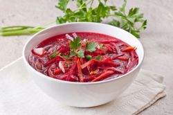 Каков рецепт борща со свеклой?