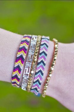 Прямое плетение фенечек. Как плести