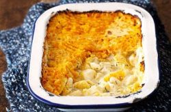 Мамин рецепт - пирог с мясом и картошкой