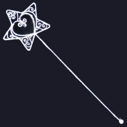 Волшебная палочка для юных магов - небольшой мастер-класс