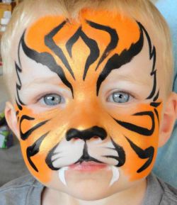 Аквагрим на лице: рисунки для начинающих. Аквагрим для детей