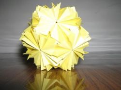 Делаем оригинальные новогодние игрушки. Оригами-звезда