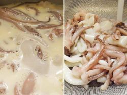 Кальмары в сливочном соусе: рецепт приготовления
