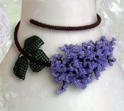 Сирень из бисера – это безумно красиво!