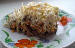 Салат с куриной печенью и солеными огурцами: пошаговый рецепт с фото