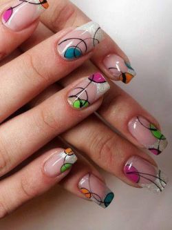 Летний френч: идеи красивого оформления ногтей. Летний френч с рисунком