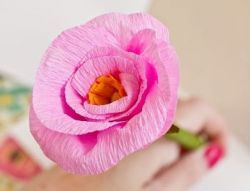 Поделки из гофрированной бумаги. Цветы и букеты