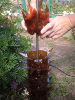 Как сделать пальму из пластиковых бутылок в домашних условиях?