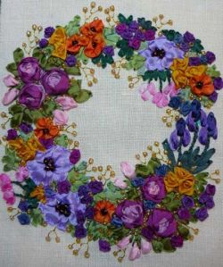 Вышивание лентами для начинающих 