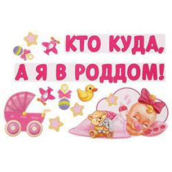 Каким может быть украшение на машину на выписку из роддома 