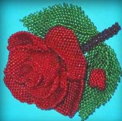 Плетем розы из бисера - краткая инструкция 