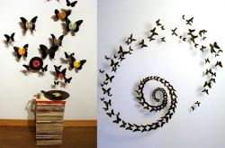Изящные бабочки своими руками на стену – осваиваем различные техники