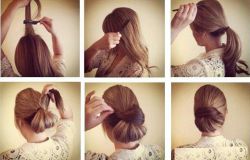 Простые прически на вечер на средние волосы