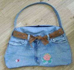  Домашний мастер-класс: как сшить сумку из старых джинсов