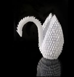 Как из бумаги сделать лебедя: практические советы