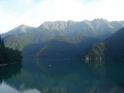 Западный Кавказ, озеро Рица