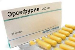 Медикамент «Эрсефурил»: инструкция по применению