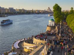 Причал Парка Горького: хороший отдых и прогулки по Москве-реке