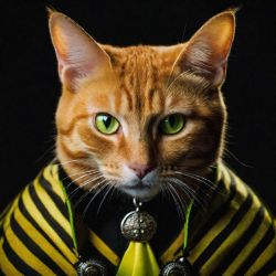 Стильный костюм кота Базилио выглядит необычно