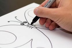 Как рисовать бабочку - самое красивое насекомое?