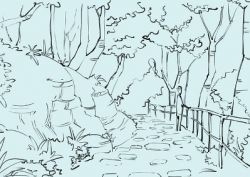 Как нарисовать природу, используя карандаши и акварельные краски