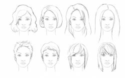 Как рисовать волосы карандашом поэтапно