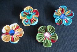 Техника канзаши для начинающих. Фото