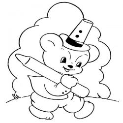 Как нарисовать мишку – от простого к сложному