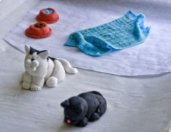 Как слепить из пластилина кошку: совместные поделки взрослых и детей