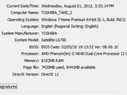 Как узнать, какой DirectX установлен, или все о 
