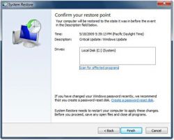 Windows 7: откат системы как сделать?