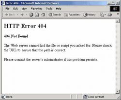 404 Not Found. В чем заключается ошибка 404 Not Found?