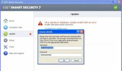 Не обновляется Nod32 - что делать?