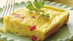 Удивительно вкусный омлет в духовке