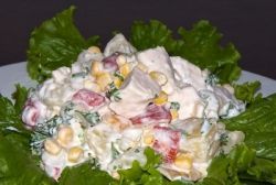 Рецепт салата «Курица с ананасами» в нескольких версиях 