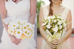 Свадебный букет из ромашек – выбор стильной и элегантной невесты