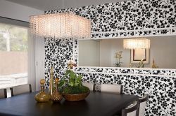 Бело черные обои для стен – стильное решение